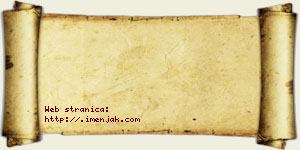 Mia Anđelković vizit kartica